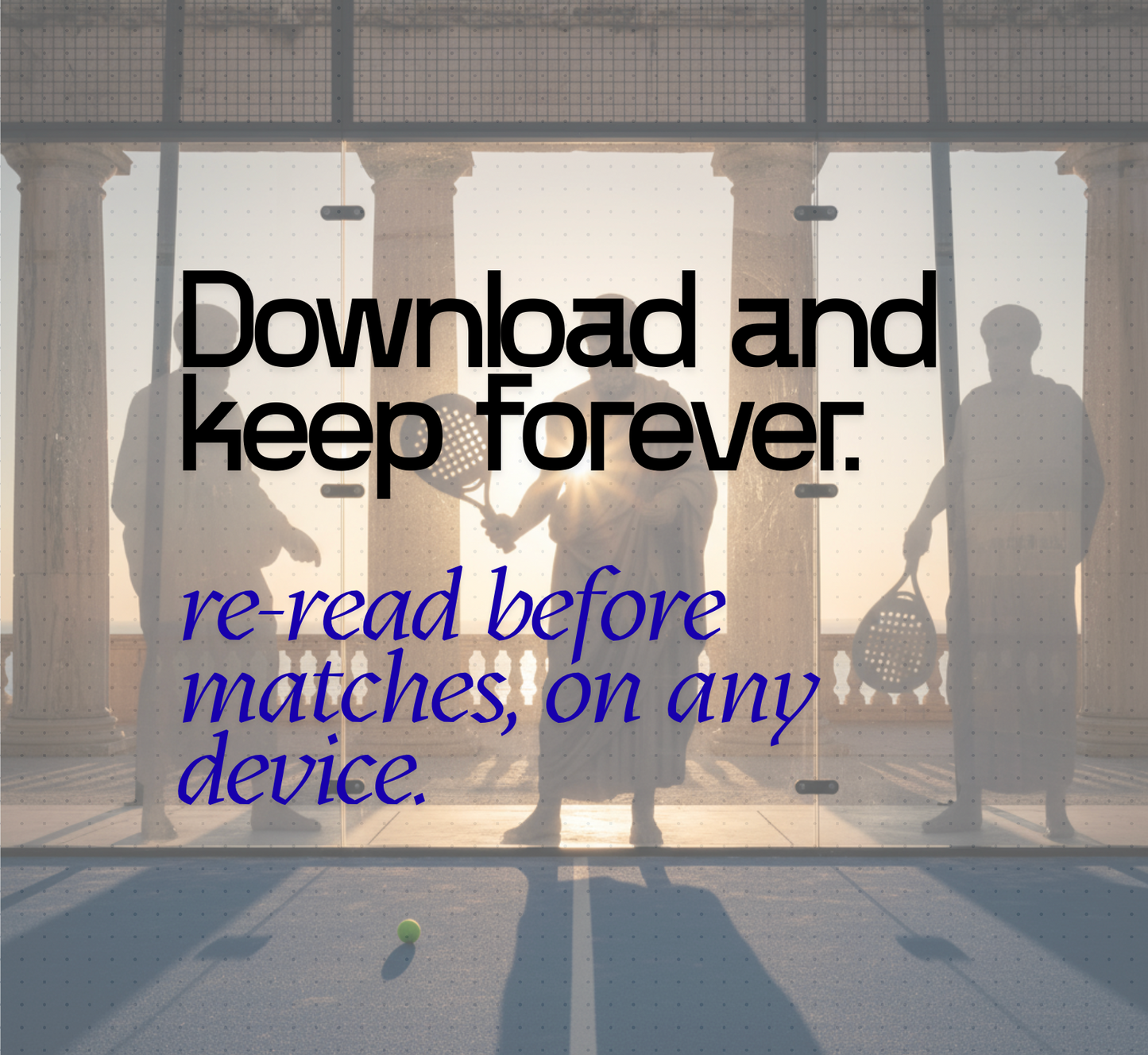 Two Padel Courses in One: Beginner + Play Padel Like Socrates