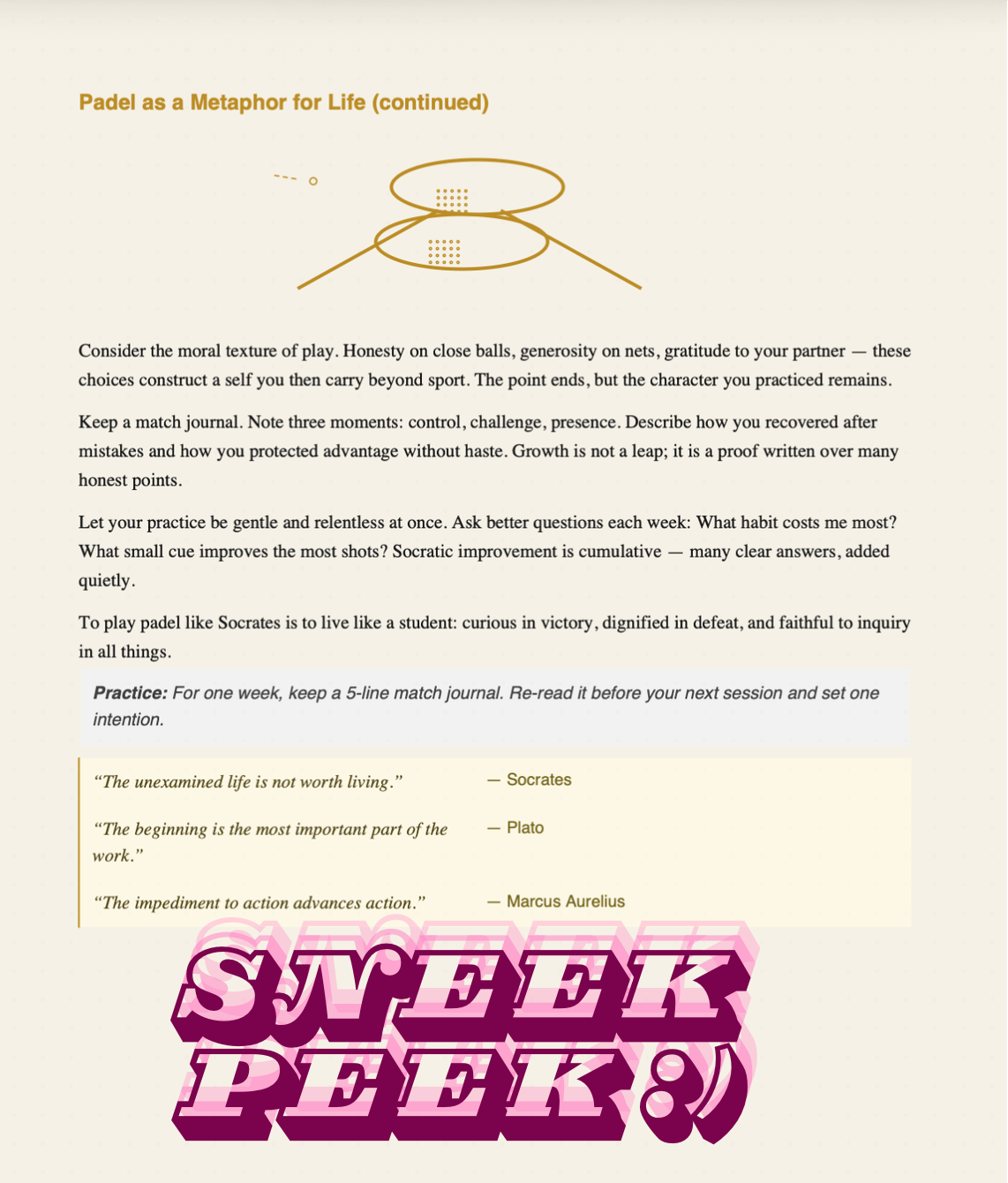 Two Padel Courses in One: Beginner + Play Padel Like Socrates